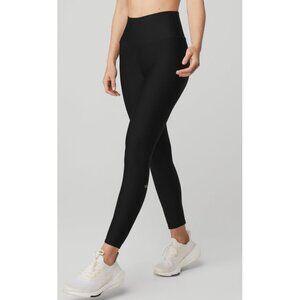 Alo 7/8 High-Waist Airlift Leggings Black Hi-Rise Waisted Skinny Tights Pants